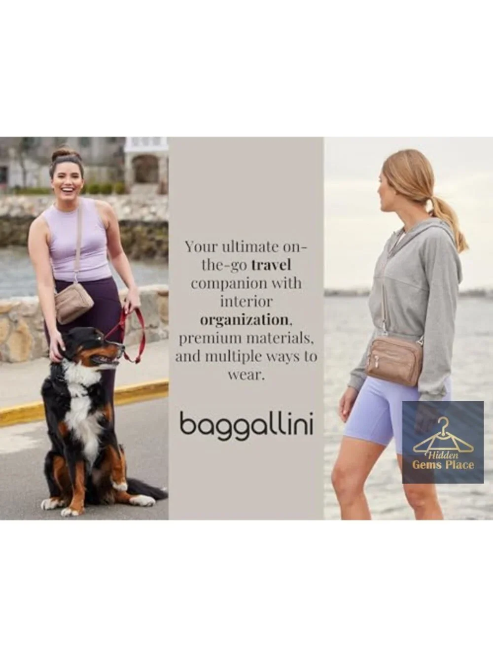 Convertible Crossbody Fanny Pack - Lightweight Nylon Travel Bag